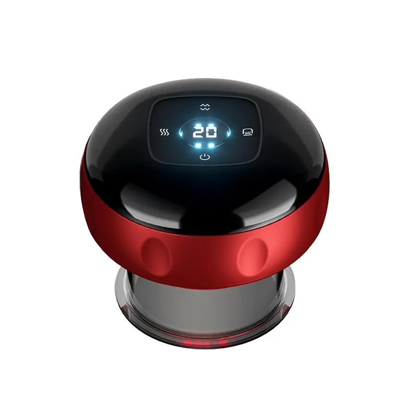 [Renhui]Electric Cupping Massager,Intelligent Massage Cup, Red Light+Heat+Suction Therapy/Muscle Relief, Cellulite, Used for Comfortable Massage, Portable Charging Massage Tool, Used for Body Care, Gifts, Vacuum Electronic Cupping Massage Device.
