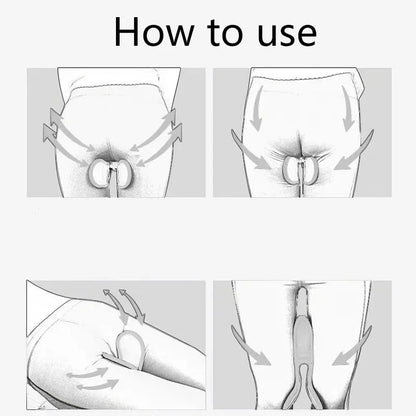 Super Kegel Exerciser Bladder Control Device for Pelvic Floor Muscle Pelvis Correction Beautiful Buttocks Exerciser Bodybuilding