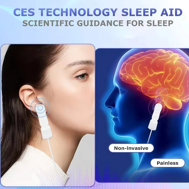 Medical Grade Vagus Nerve Stimulator Tvns Device Ear Clip for Anxiety Panic Attacks and Sleep Aid