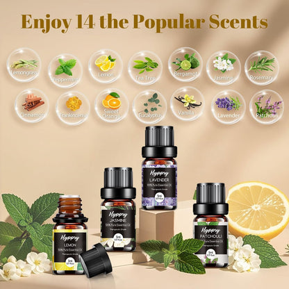 Aromatherapy & Craft Essential Oils Set – Pure Oils for Diffusers, Candles, Soaps & Home Scents