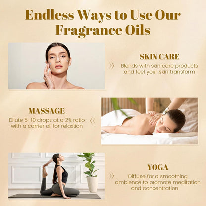 Aromatherapy & Craft Essential Oils Set – Pure Oils for Diffusers, Candles, Soaps & Home Scents