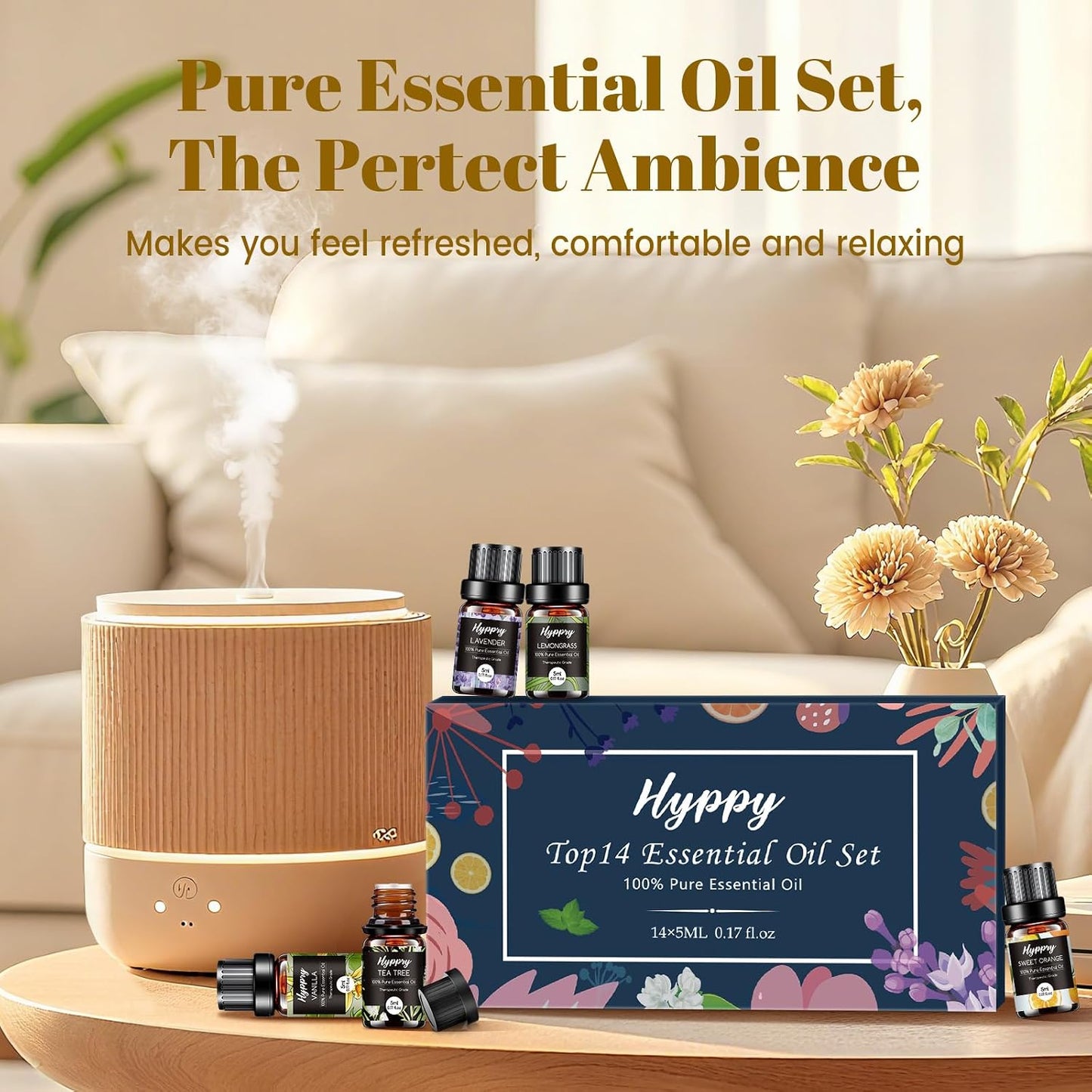 Aromatherapy & Craft Essential Oils Set – Pure Oils for Diffusers, Candles, Soaps & Home Scents