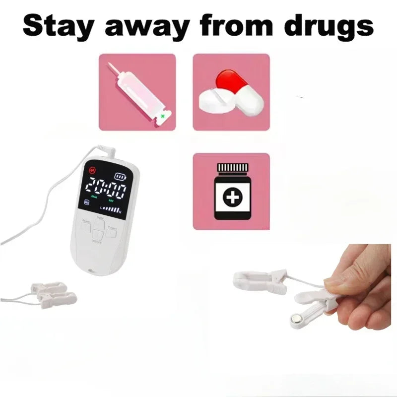 Medical Grade Vagus Nerve Stimulator Tvns Device Ear Clip for Anxiety Panic Attacks and Sleep Aid