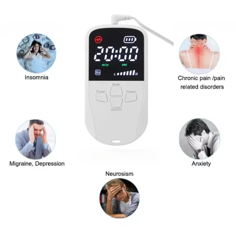 Medical Grade Vagus Nerve Stimulator Tvns Device Ear Clip for Anxiety Panic Attacks and Sleep Aid